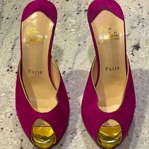 SOLD - Christian Louboutin Hot Pink Heels